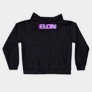 ELON Retro Glitch Trippy Kids Hoodie